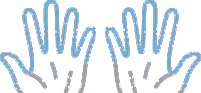 Both palms up: Pause every gesture